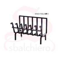 HEAVY WROUGHT IRON LUX LOG HOLDER 40 CM