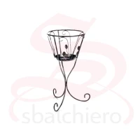 WROUGHT IRON PLANT STAND IVY