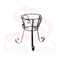 PLANT POTS WROUGHT IRON ORIGINAL H 55 CM