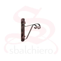 WROUGHT IRON SHELF BRACKET FLAT MODEL